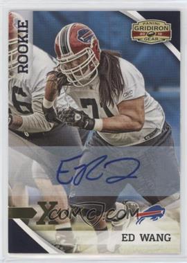 2010 Panini Gridiron Gear - [Base] - Gold X's Signatures #190 - Rookie - Ed Wang /99