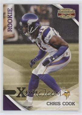 2010 Panini Gridiron Gear - [Base] - Gold X's #165 - Rookie - Chris Cook /100