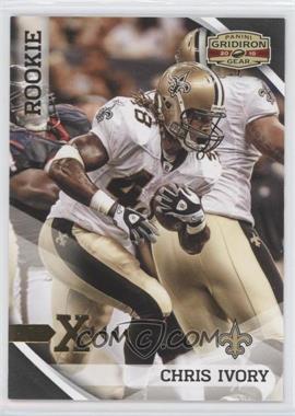 2010 Panini Gridiron Gear - [Base] - Gold X's #167 - Rookie - Chris Ivory /100