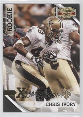 2010 Panini Gridiron Gear - [Base] - Gold X's #167 - Rookie - Chris Ivory /100