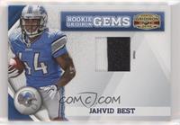 Rookie Gridiron Gems - Jahvid Best #/50