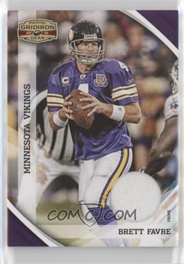 2010 Panini Gridiron Gear - [Base] - Materials Prime #81 - Brett Favre /25