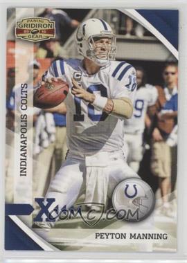 2010 Panini Gridiron Gear - [Base] - Platinum X's #63 - Peyton Manning /25