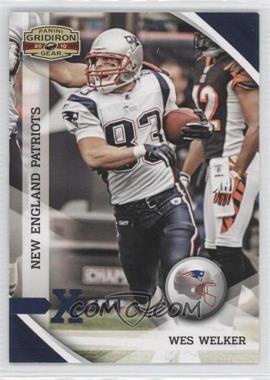 2010 Panini Gridiron Gear - [Base] - Platinum X's #89 - Wes Welker /25