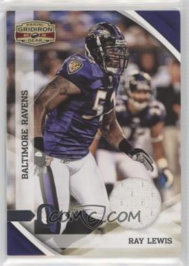 2010 Panini Gridiron Gear - [Base] - Silver O's Materials #11 - Ray Lewis /30