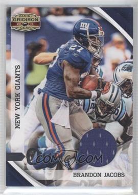 2010 Panini Gridiron Gear - [Base] - Silver O's Materials #97 - Brandon Jacobs /199