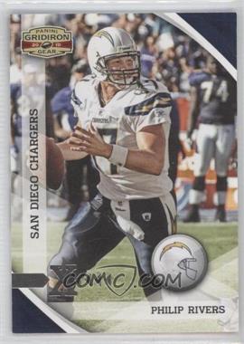 2010 Panini Gridiron Gear - [Base] - Silver X's #125 - Philip Rivers /250