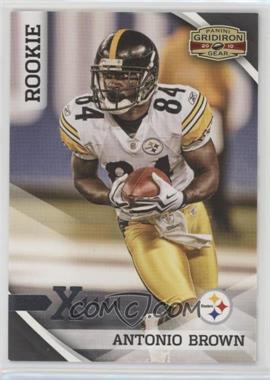 2010 Panini Gridiron Gear - [Base] - Silver X's #155 - Rookie - Antonio Brown /250