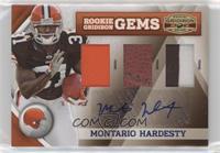 Rookie Gridiron Gems - Montario Hardesty #/20