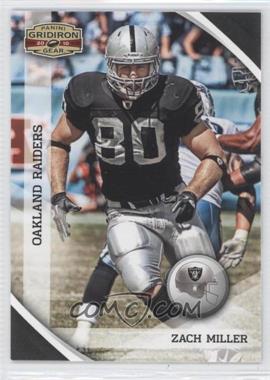 2010 Panini Gridiron Gear - [Base] #110 - Zach Miller