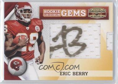 2010 Panini Gridiron Gear - [Base] #254 - Rookie Gridiron Gems - Eric Berry /199