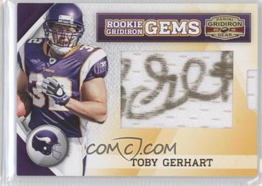 2010 Panini Gridiron Gear - [Base] #267 - Rookie Gridiron Gems - Toby Gerhart /171