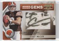 Rookie Gridiron Gems - Colt McCoy [Poor to Fair] #/255