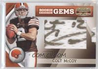 Rookie Gridiron Gems - Colt McCoy #/255