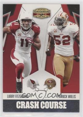 2010 Panini Gridiron Gear - Crash Course - Silver #7 - Larry Fitzgerald, Patrick Willis /250