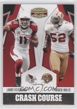 2010 Panini Gridiron Gear - Crash Course - Silver #7 - Larry Fitzgerald, Patrick Willis /250