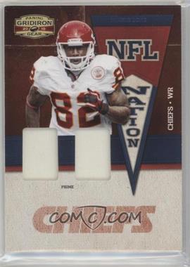 2010 Panini Gridiron Gear - NFL Nation - Combos Materials Prime #14 - Dwayne Bowe /25