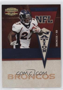 2010 Panini Gridiron Gear - NFL Nation - Platinum #22 - Knowshon Moreno /25