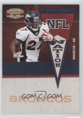 2010 Panini Gridiron Gear - NFL Nation - Platinum #22 - Knowshon Moreno /25