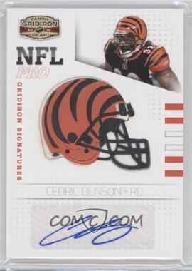 2010 Panini Gridiron Gear - NFL Pro Gridiron Signatures #45 - Cedric Benson /25