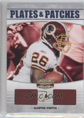 2010 Panini Gridiron Gear - Plates & Patches #7 - Clinton Portis /50