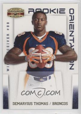 2010 Panini Gridiron Gear - Rookie Orientation - Gold #1 - Demaryius Thomas /100