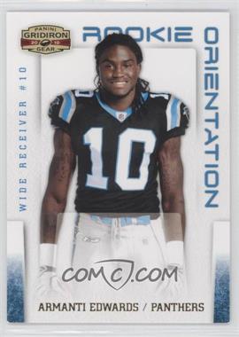 2010 Panini Gridiron Gear - Rookie Orientation - Gold #22 - Armanti Edwards /100