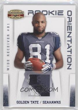 2010 Panini Gridiron Gear - Rookie Orientation - Materials Prime #28 - Golden Tate /25