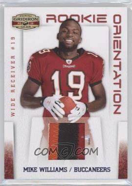 2010 Panini Gridiron Gear - Rookie Orientation - Materials Prime #34 - Mike Williams /25