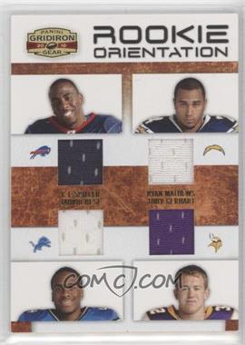 2010 Panini Gridiron Gear - Rookie Orientation Quad Materials #3 - C.J. Spiller, Jahvid Best, Ryan Mathews, Toby Gerhart /150