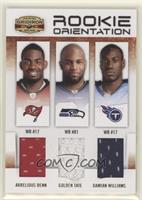 Arrelious Benn, Damian Williams, Golden Tate #/250