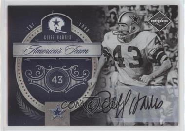 2010 Panini Limited - America's Team - Signatures #5 - Cliff Harris /50