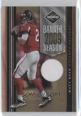 2010 Panini Limited - Banner Season Materials - Prime #10 - Matt Ryan /25