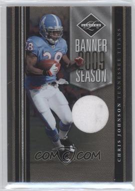 2010 Panini Limited - Banner Season Materials #9 - Chris Johnson /100