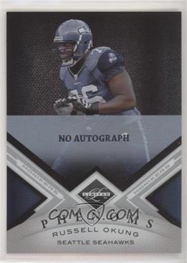 2010 Panini Limited - [Base] - Monikers Silver #192 - Phenoms - Russell Okung /199
