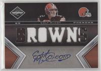 Phenoms - Colt McCoy #/25