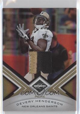 2010 Panini Limited - [Base] - Threads Prime #61 - Devery Henderson /50