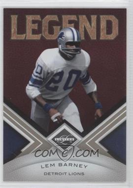 2010 Panini Limited - [Base] #136 - Legend - Lem Barney /499