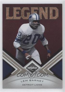 2010 Panini Limited - [Base] #136 - Legend - Lem Barney /499