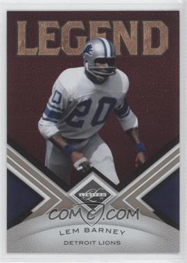 2010 Panini Limited - [Base] #136 - Legend - Lem Barney /499