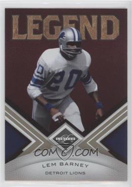 2010 Panini Limited - [Base] #136 - Legend - Lem Barney /499