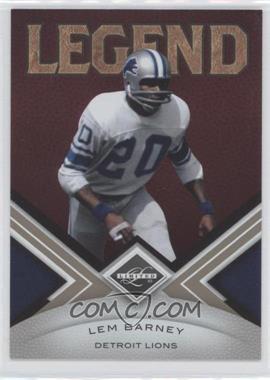 2010 Panini Limited - [Base] #136 - Legend - Lem Barney /499