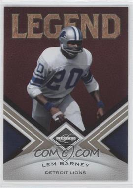 2010 Panini Limited - [Base] #136 - Legend - Lem Barney /499