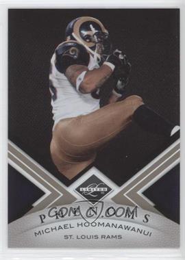 2010 Panini Limited - [Base] #184 - Phenoms - Michael Hoomanawanui /499