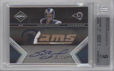 2010 Panini Limited - [Base] #201 - Phenoms - Sam Bradford /199 [BGS 9 MINT]