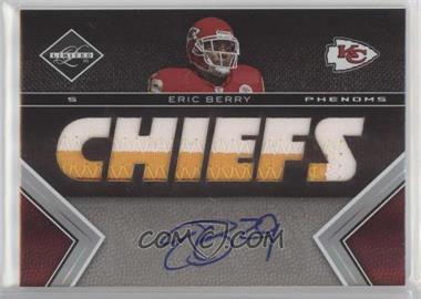 2010 Panini Limited - [Base] #204 - Phenoms - Eric Berry /199