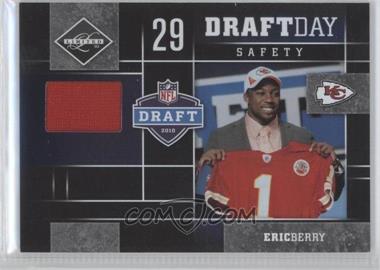 2010 Panini Limited - Draft Day Materials - Lids #5 - Eric Berry /50