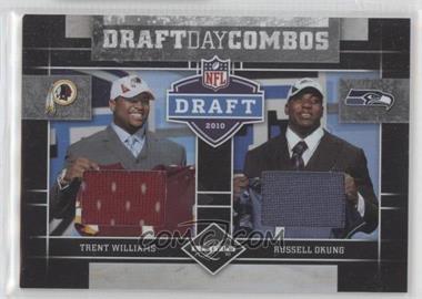 2010 Panini Limited - Draft Day Player Combos Materials #5 - Russell Okung, Trent Williams /100