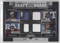 Dan Williams, Gerald McCoy, Jared Odrick, Ndamukong Suh #/25