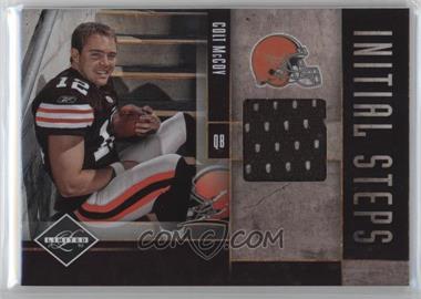 2010 Panini Limited - Initial Steps - Materials #7 - Colt McCoy /99